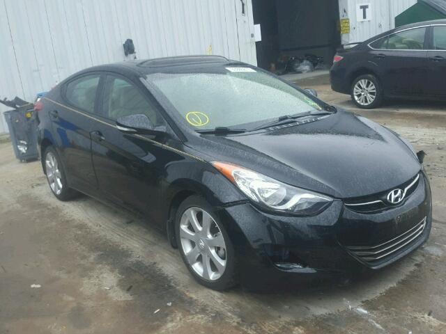 5NPDH4AE5DH177518 - 2013 HYUNDAI ELANTRA GL BLACK photo 1