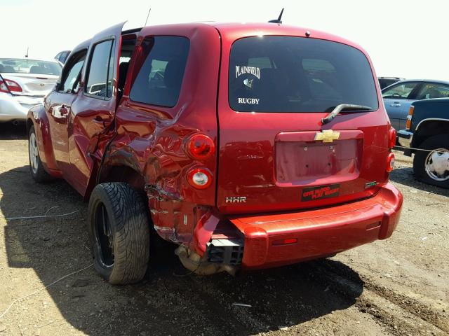 3GNBAAFW9BS549173 - 2011 CHEVROLET HHR LS RED photo 3