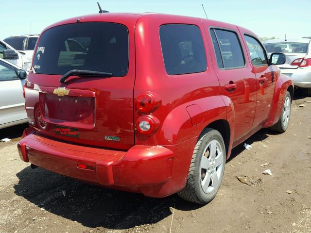 3GNBAAFW9BS549173 - 2011 CHEVROLET HHR LS RED photo 4