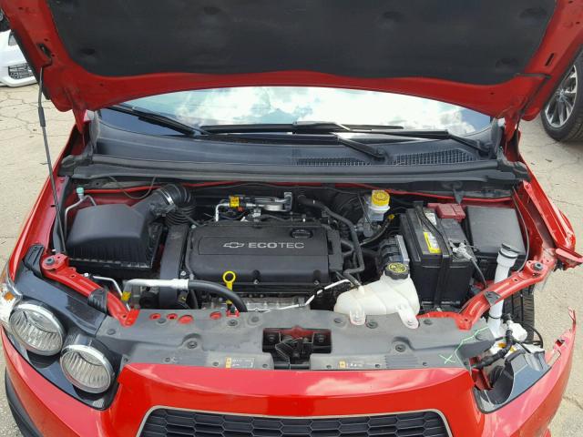 1G1JB5SH4D4205553 - 2013 CHEVROLET SONIC LS 红色 照片 7