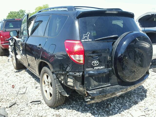 JTMZD33V065016134 - 2006 TOYOTA RAV4 BLACK photo 3