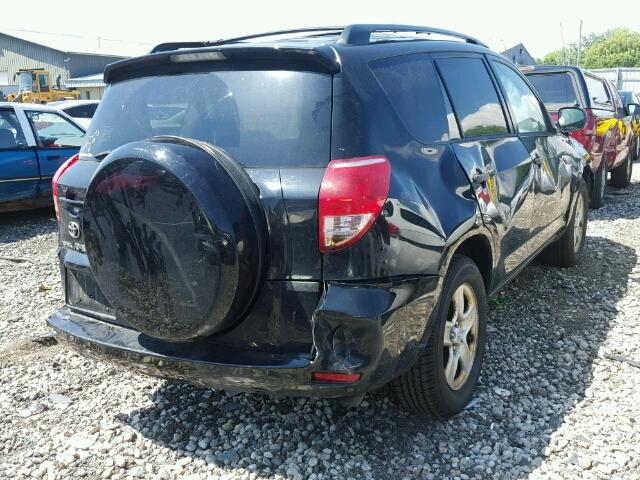 JTMZD33V065016134 - 2006 TOYOTA RAV4 BLACK photo 4