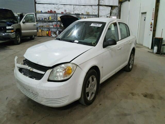 1G1AK55F167833131 - 2006 CHEVROLET COBALT LS WHITE photo 2