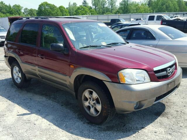 4F2CZ06174KM11117 - 2004 MAZDA TRIBUTE ES MAROON photo 1