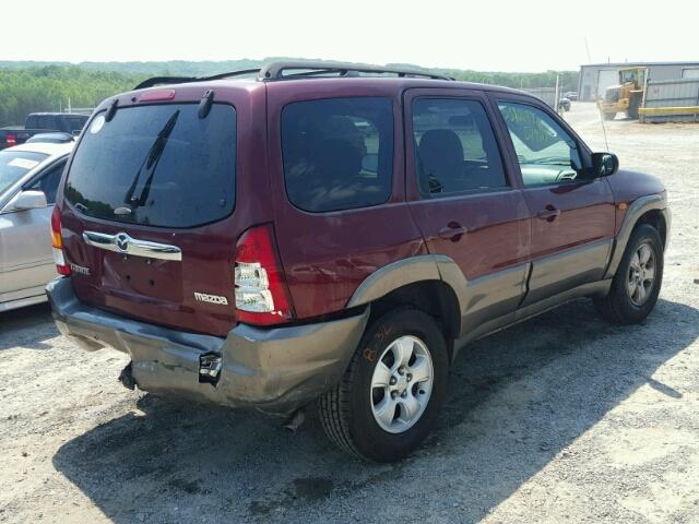 4F2CZ06174KM11117 - 2004 MAZDA TRIBUTE ES 栗色 照片 4