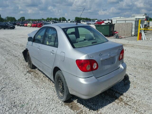 2T1BR32EX6C703516 - 2006 TOYOTA COROLLA CE SILVER photo 3