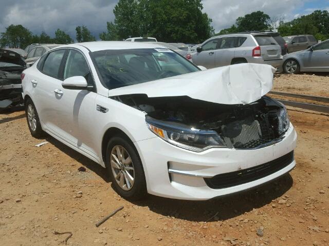 5XXGT4L33GG043338 - 2016 KIA OPTIMA LX WHITE photo 1