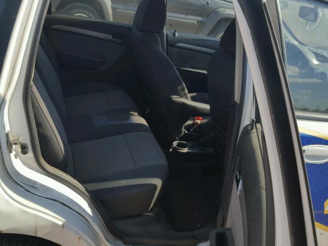 KL1TD66EX9B313427 - 2009 CHEVROLET AVEO LS WHITE photo 6