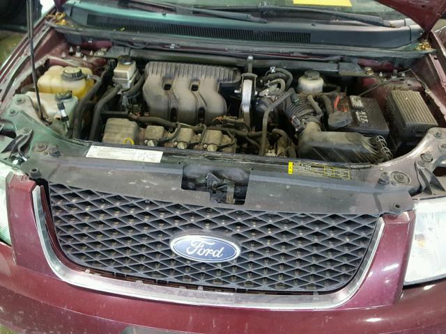 1FMDK06195GA12699 - 2005 FORD FREESTYLE MAROON photo 7