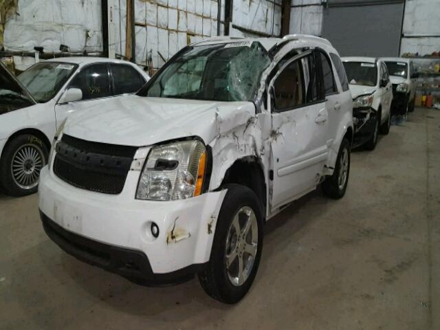 2CNDL73F676016346 - 2007 CHEVROLET EQUINOX LT WHITE photo 2