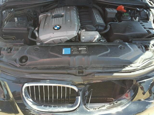 WBANE53507CW64736 - 2007 BMW 525 I BLACK photo 7