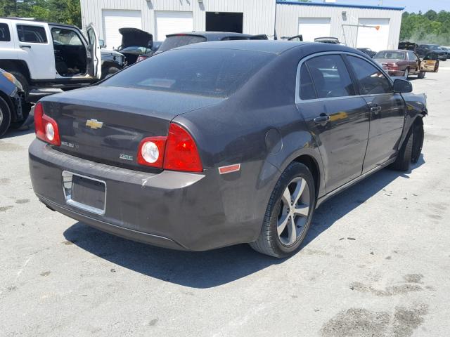 1G1ZC5EU5BF291255 - 2011 CHEVROLET MALIBU 1LT 灰色 照片 4