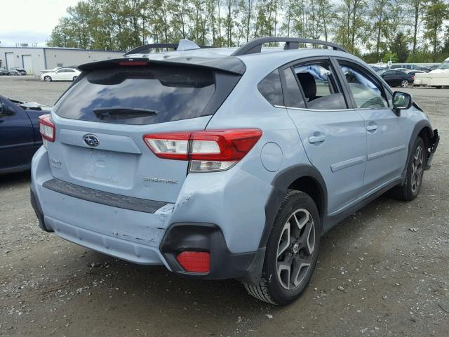 JF2GTAMC6JH210199 - 2018 SUBARU CROSSTREK BLUE photo 4