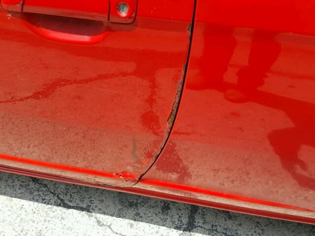 1HGEM22942L078690 - 2002 HONDA CIVIC EX RED photo 9