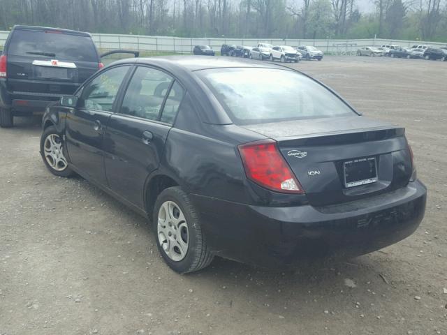 1G8AJ52F84Z180968 - 2004 SATURN ION LEVEL BLACK photo 3