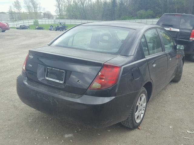 1G8AJ52F84Z180968 - 2004 SATURN ION LEVEL BLACK photo 4