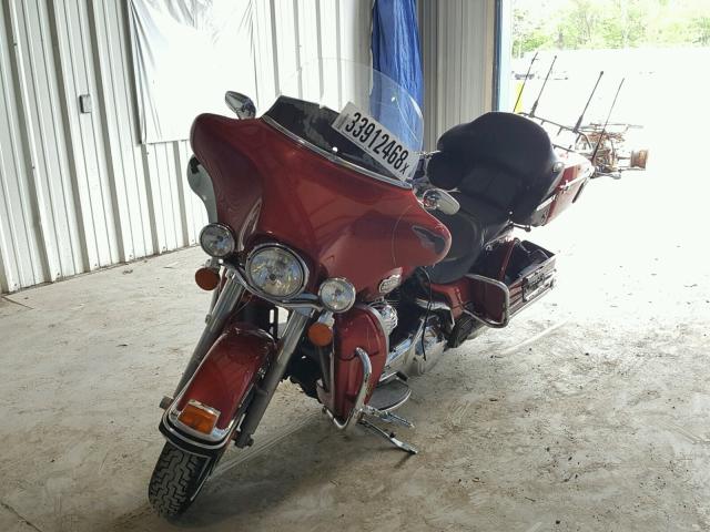 1HD1FC4198Y617075 - 2008 HARLEY-DAVIDSON FLHTCUI BURGUNDY photo 2