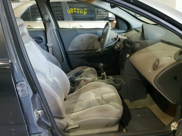1G8AK52F93Z181512 - 2003 SATURN ION LEVEL BLACK photo 5