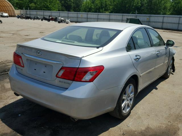 JTHBJ46G772144305 - 2007 LEXUS ES 350 SILVER photo 4