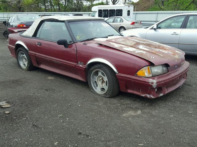 1FABP45E1KF106981 - 1989 FORD MUSTANG GT RED photo 1