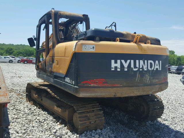 HHKHZ401K00000669 - 2015 HYUNDAI EXCAVATOR YELLOW photo 3