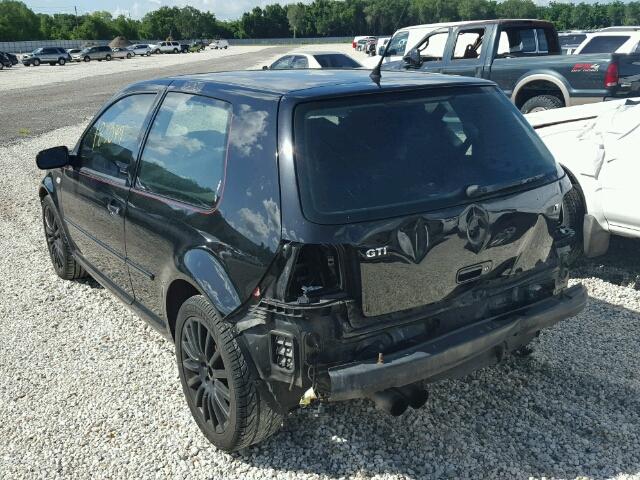 9BWDE61J154018347 - 2005 VOLKSWAGEN GTI BLACK photo 3