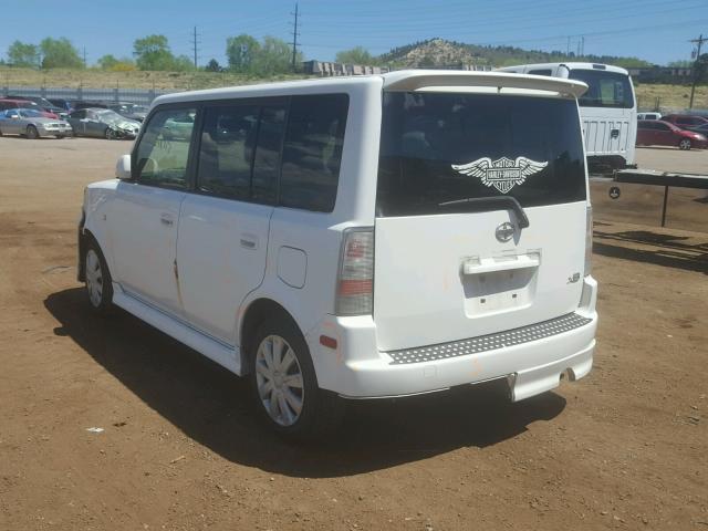 JTLKT324140146161 - 2004 TOYOTA SCION XB WHITE photo 3