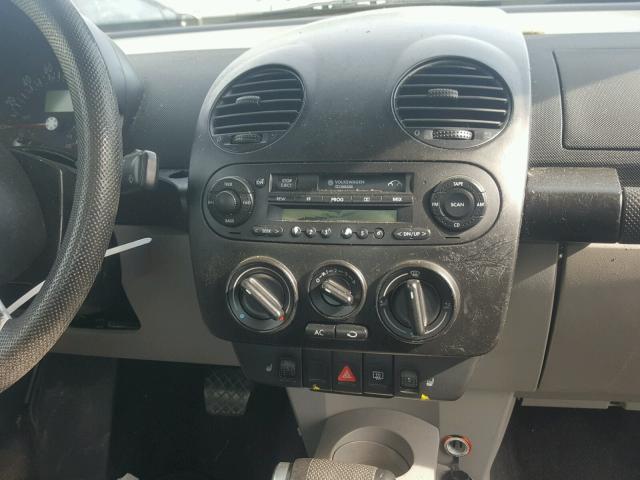 3VWCS21CX1M407489 - 2001 VOLKSWAGEN NEW BEETLE ყვითელი ფოტო 9