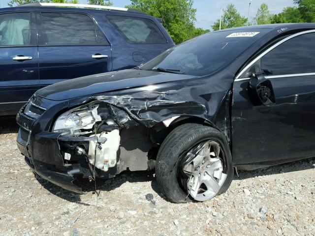 1G1ZB5E19BF293437 - 2011 CHEVROLET MALIBU LS შავი ფოტო 9