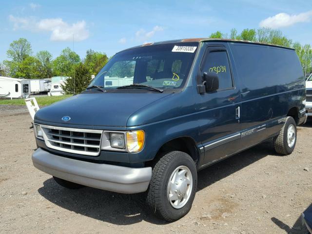 1FTHE24YXTHB53541 - 1996 FORD ECONOLINE GREEN photo 2