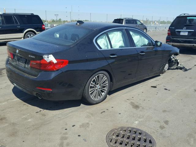 WBAJA7C5XJG907345 - 2018 BMW 530 XI BLACK photo 4