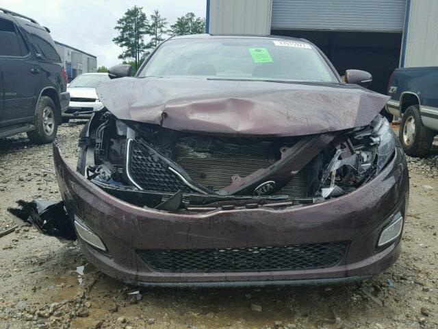 5XXGM4A75FG355355 - 2015 KIA OPTIMA LX BURGUNDY photo 9