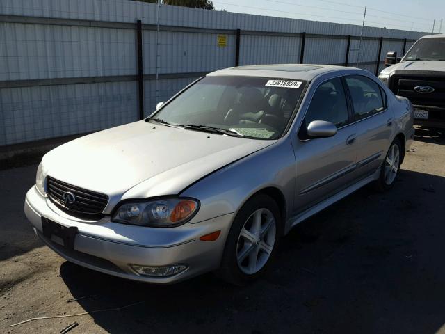 JNKDA31A62T009843 - 2002 INFINITI I35 SILVER photo 2