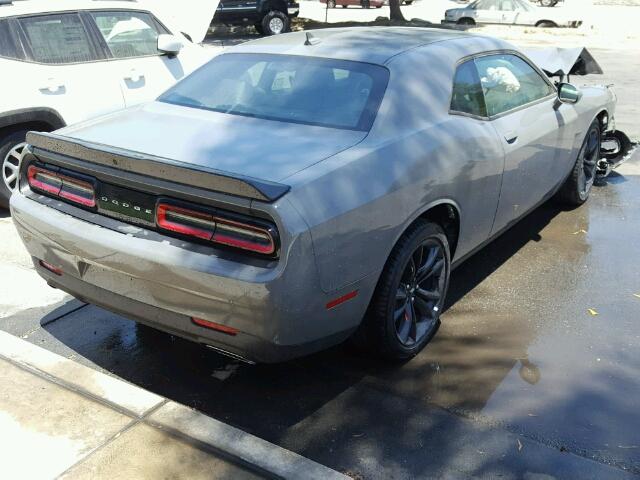 2C3CDZBT5HH554806 - 2017 DODGE CHALLENGER GRAY photo 4