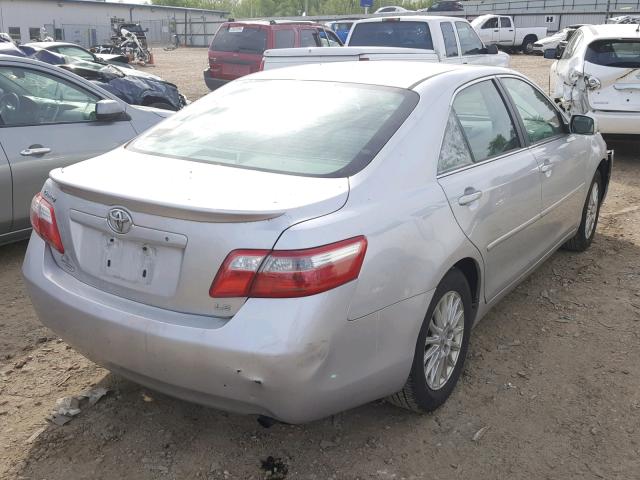 4T1BE46K67U551686 - 2007 TOYOTA CAMRY NEW SILVER photo 4