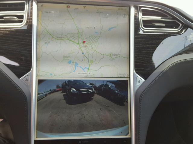 5YJSA1E17GF176021 - 2016 TESLA MODEL S WHITE photo 9