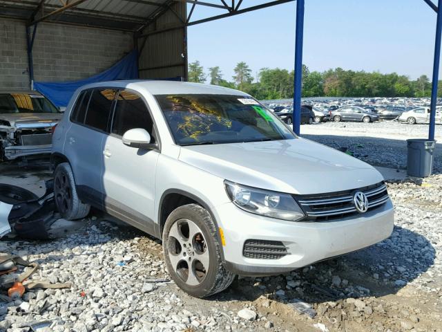 WVGAV7AXXDW554882 - 2013 VOLKSWAGEN TIGUAN S SILVER photo 1