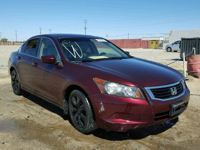 JHMCP268X8C045151 - 2008 HONDA ACCORD EXL BURGUNDY photo 1