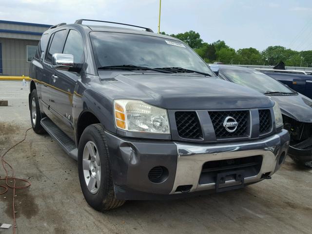 5N1AA08B96N726521 - 2006 NISSAN ARMADA SE GRAY photo 1