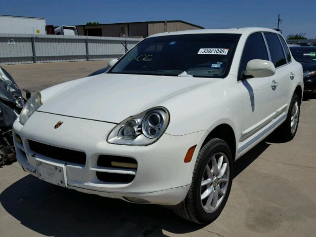 WP1AB29P15LA63848 - 2005 PORSCHE CAYENNE S WHITE photo 2