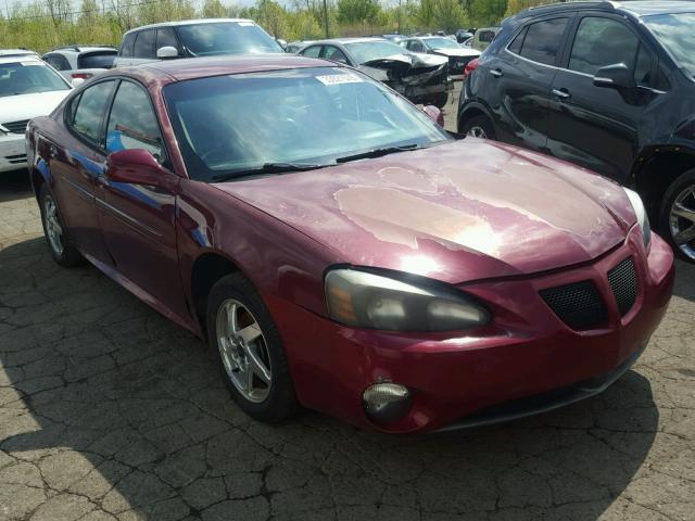 2G2WS522741364625 - 2004 PONTIAC GRAND PRIX ბურგუნდია ფოტო 1