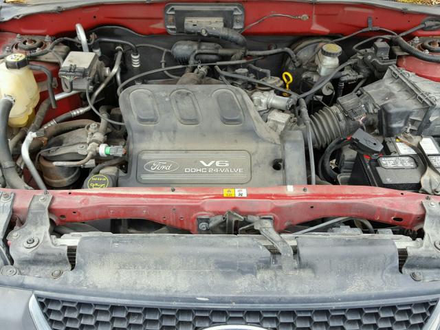1FMYU04121KF31826 - 2001 FORD ESCAPE RED photo 7