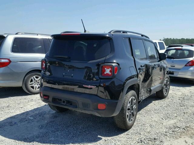 ZACCJBCT8GPD47916 - 2016 JEEP RENEGADE T BLACK photo 4