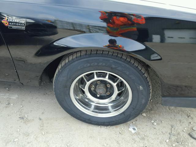 1G4GJ1178HP451124 - 1987 BUICK REGAL 黑色 照片 10