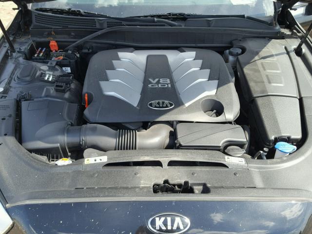 KNALW4D49F6023571 - 2015 KIA K900 BLACK photo 7