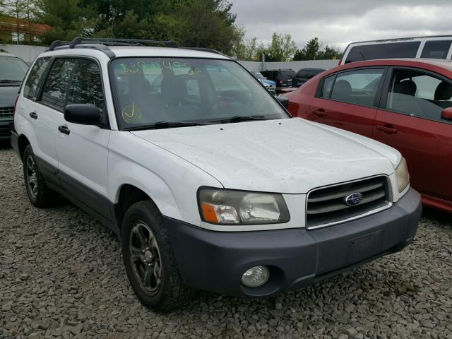 JF1SG63654H767511 - 2004 SUBARU FORESTER 2 WHITE photo 1