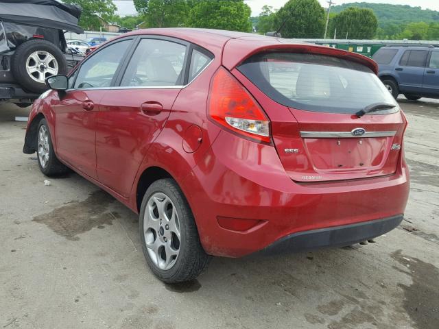 3FADP4FJ3BM170444 - 2011 FORD FIESTA SES RED photo 3