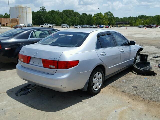 1HGCM56465A022483 - 2005 HONDA ACCORD LX SILVER photo 4