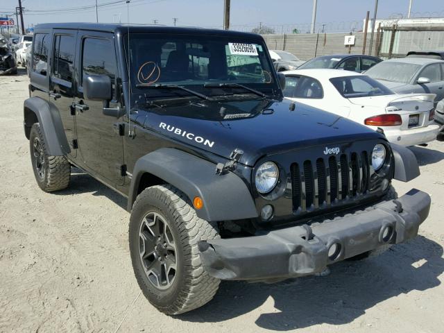 1C4BJWDG3FL694089 - 2015 JEEP WRANGLER U BLACK photo 1