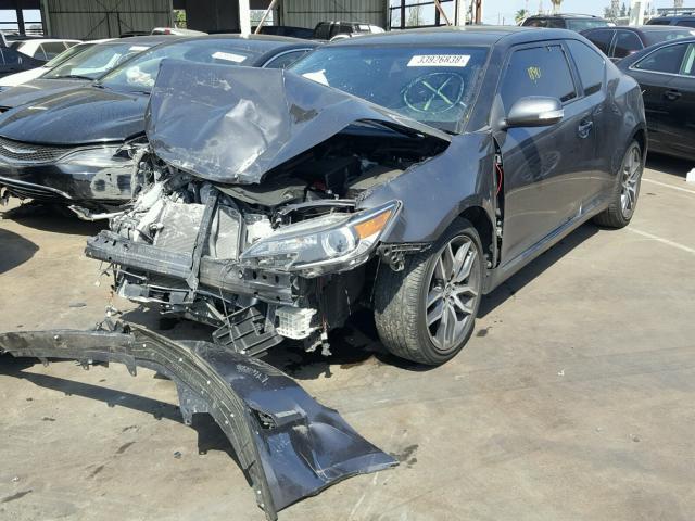 JTKJF5C75GJ023392 - 2016 TOYOTA SCION TC 石墨色 照片 2